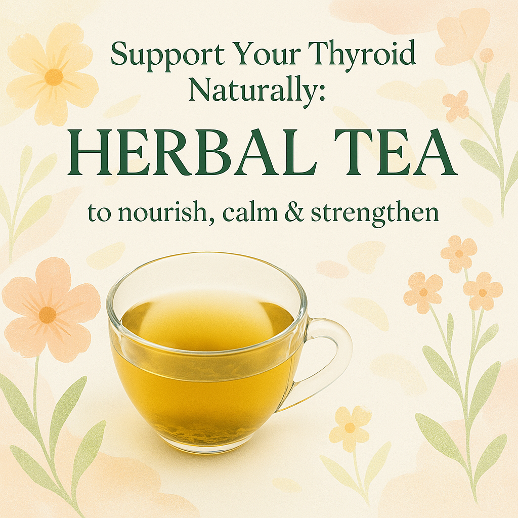 Thyroid Support Tea: A Natural Herbal Blend to Nourish, Calm, and Strengthen
