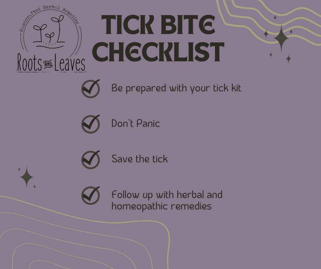6 tips to prevent TICKS + Tick Bite Checklist – Roots and Leaves, LLC