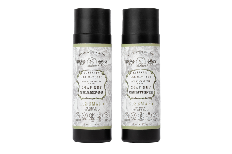 Rosemary Shampoo & Conditioner: Natural Hair Growth Set