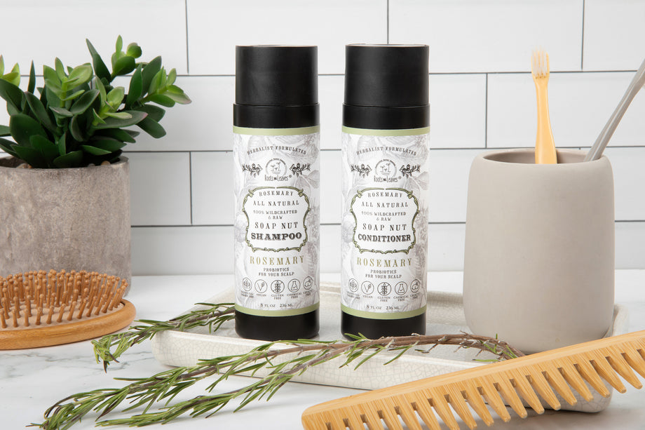 Rosemary Shampoo & Conditioner: Natural Hair Growth Set